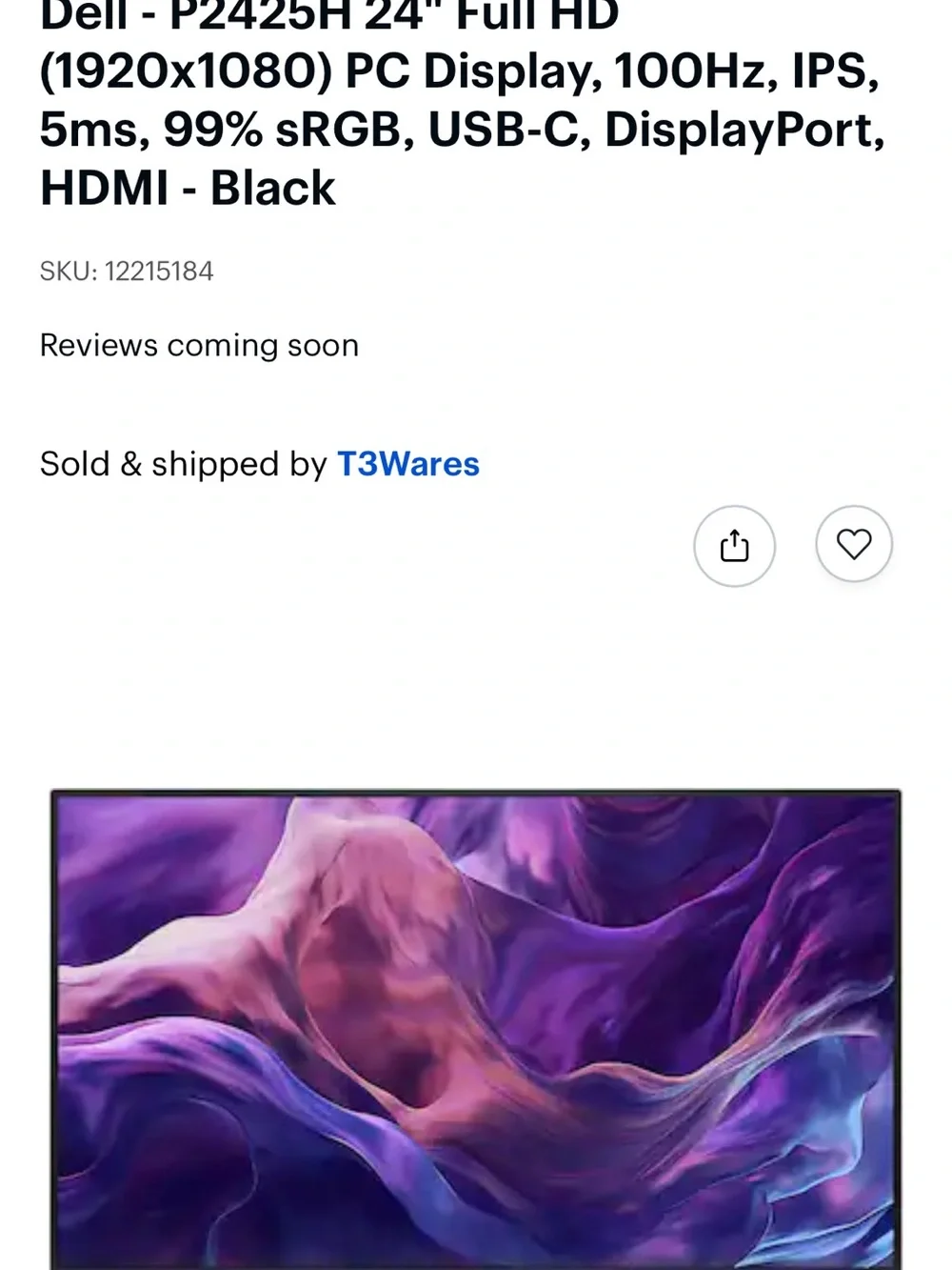 Dell P2425H 24